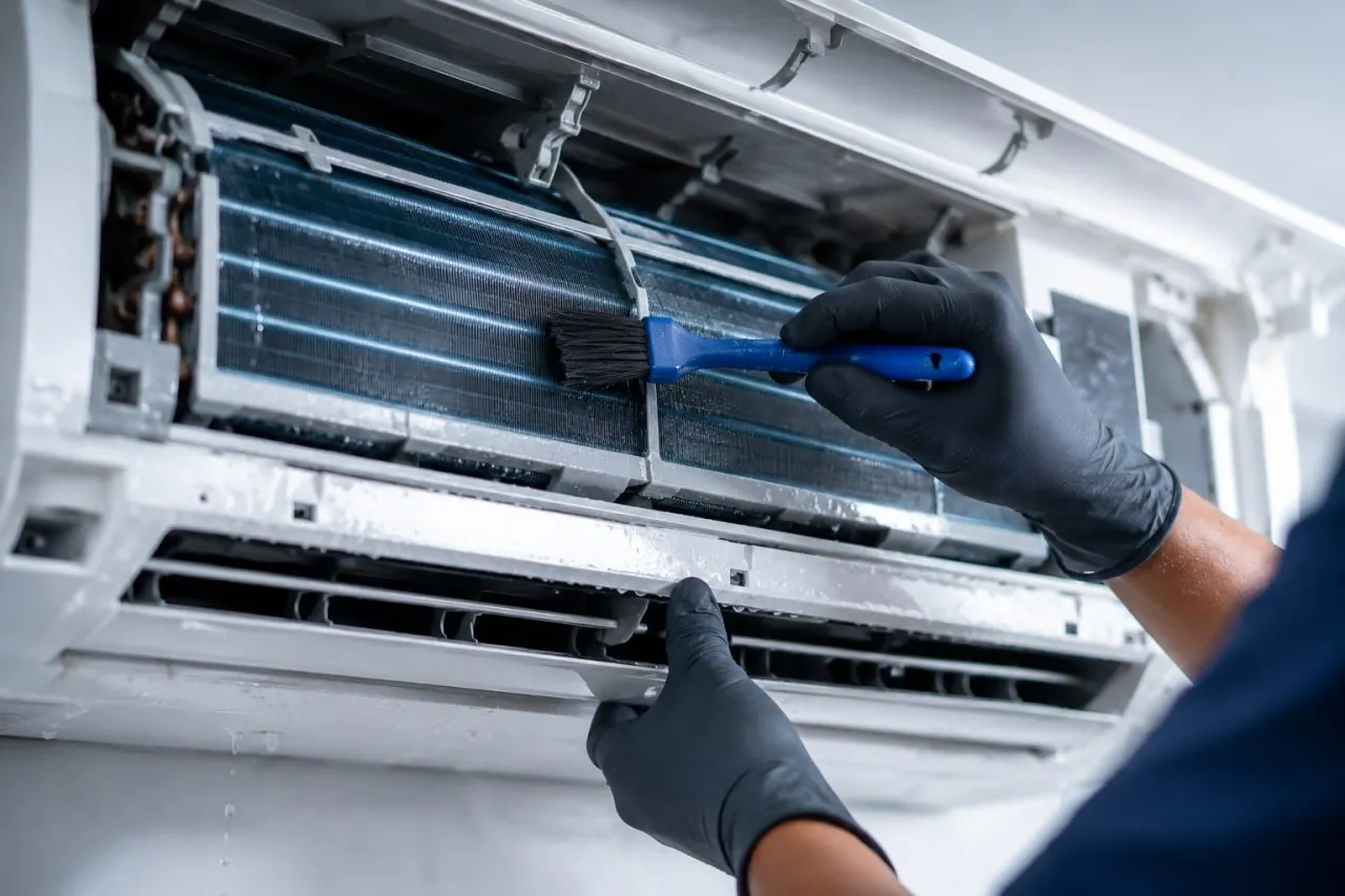 Teknisi Clean Your AC cuci AC indoor